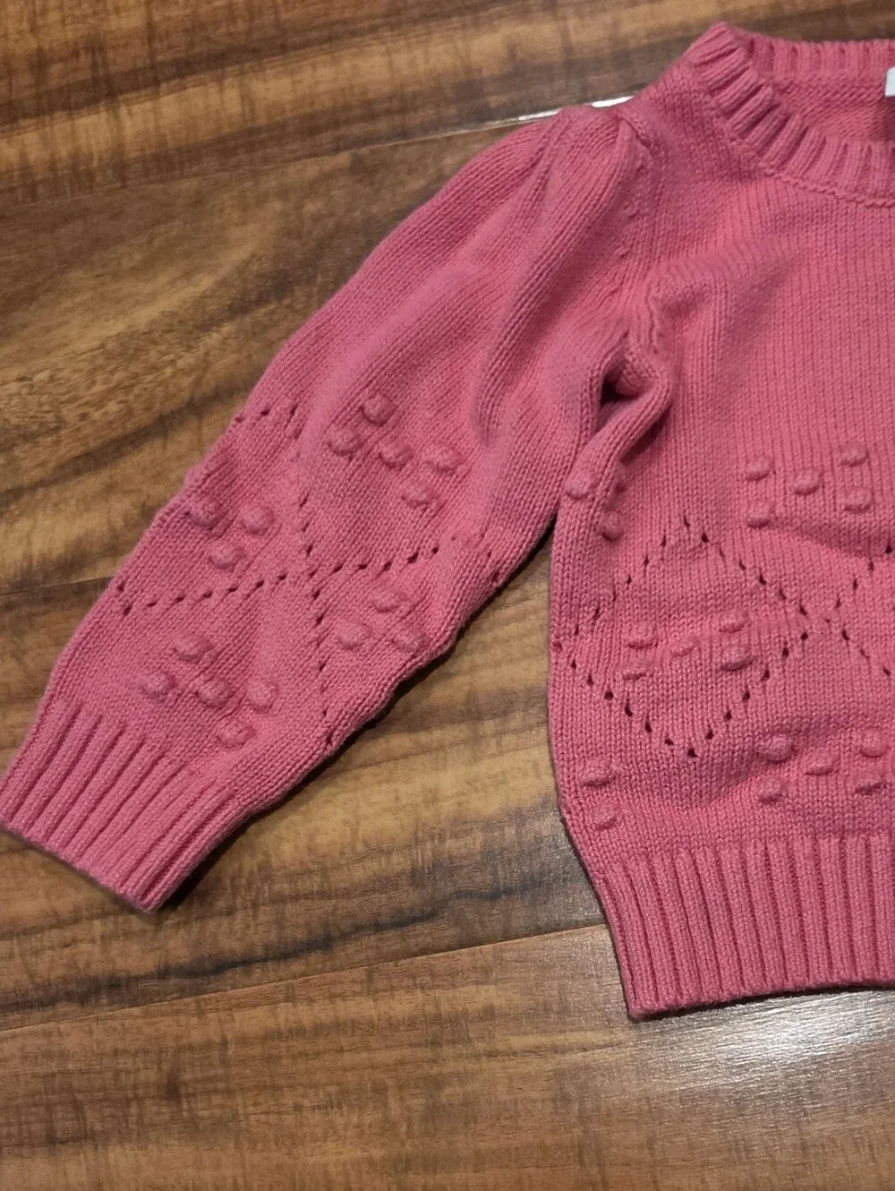 Janie and Jack EUC 18-24 Months Pink Sweater and Floral Ponte Pants